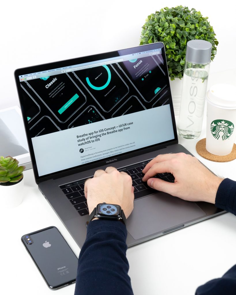 screenshot frontpage website gluo